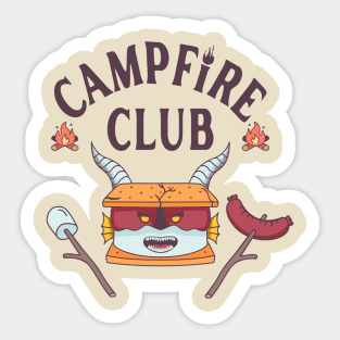 Campfire club Sticker